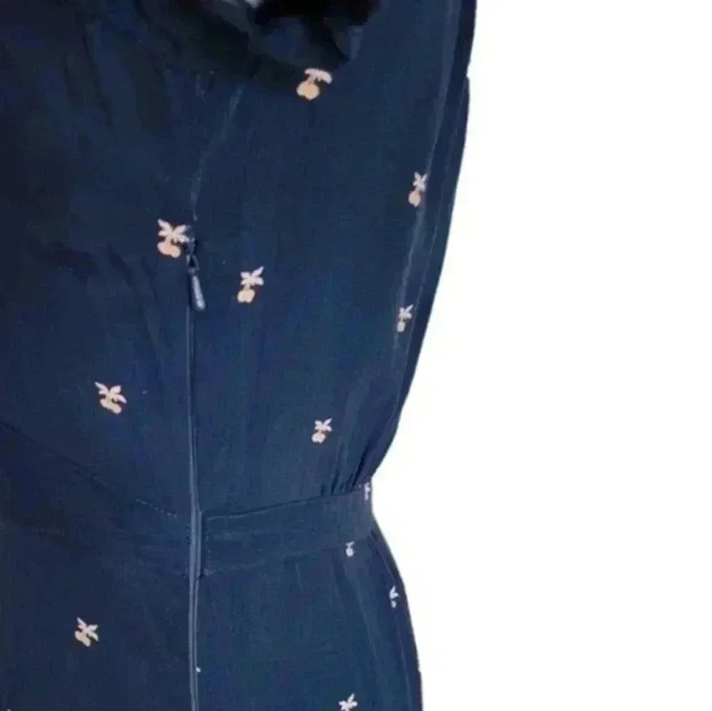 Sessun Babydoll Dress Women Small Floral Romantic Blue Lightweight - Picture 6 of 13